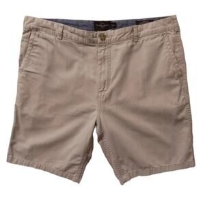 Black Brown 1826 Shorts Mens Sz 36W Tan Chino Classic Fit Coupe Classique Golf